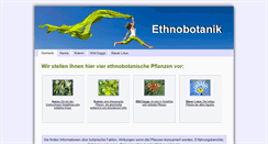 Desktop Screenshot of ethnobotanik.net